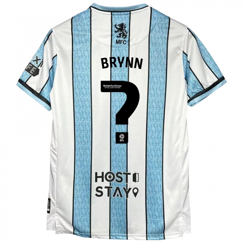 Niño Camiseta Sol Brynn #0 Blanco Azul 2ª Equipación 2024/25 La Camisa México