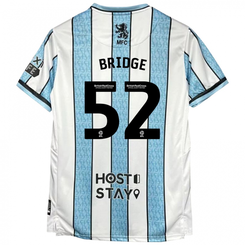 Niño Camiseta Aj Bridge #52 Blanco Azul 2ª Equipación 2024/25 La Camisa México