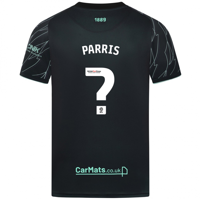 Niño Camiseta Mekhi Haughton-Parris #0 Negro Verde 2ª Equipación 2024/25 La Camisa México