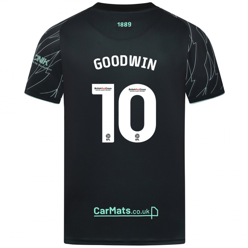 Niño Camiseta Isobel Goodwin #10 Negro Verde 2ª Equipación 2024/25 La Camisa México