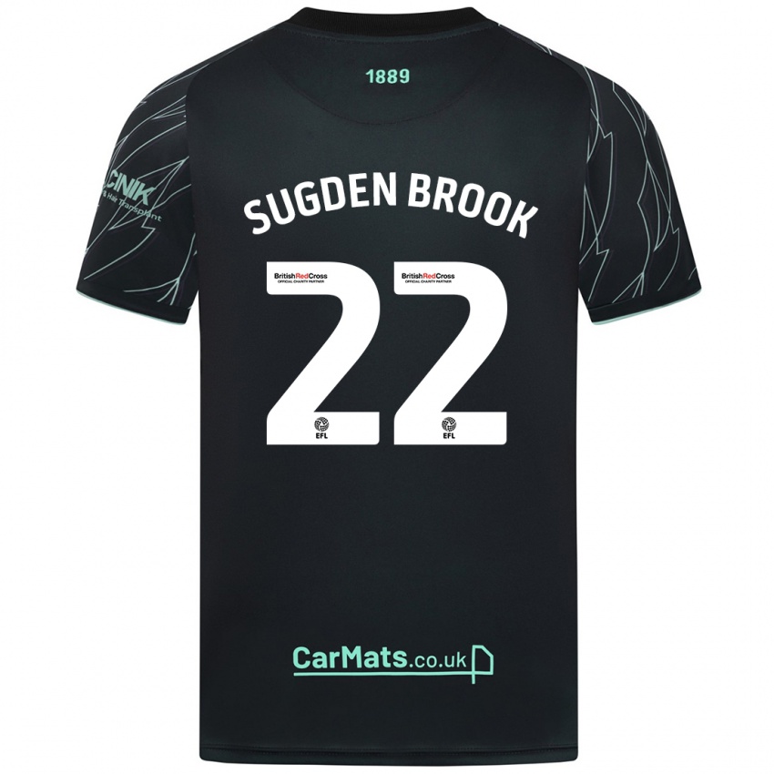 Niño Camiseta Darcie Sugden-Brook #22 Negro Verde 2ª Equipación 2024/25 La Camisa México