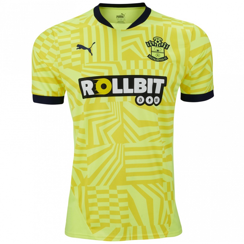 Niño Camiseta Harry Gathercole #0 Amarillo 2ª Equipación 2024/25 La Camisa México