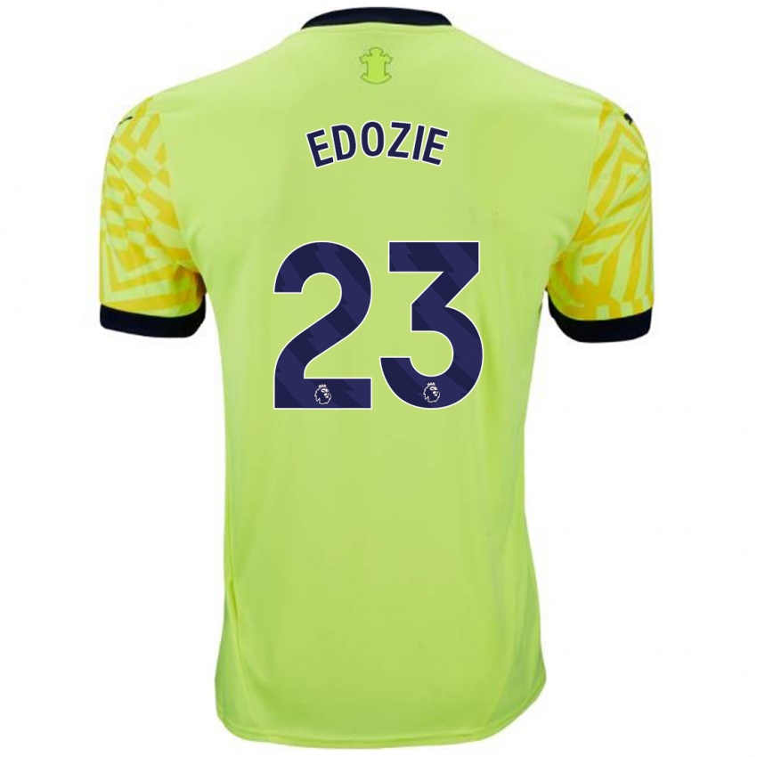 Niño Camiseta Samuel Edozie #23 Amarillo 2ª Equipación 2024/25 La Camisa México