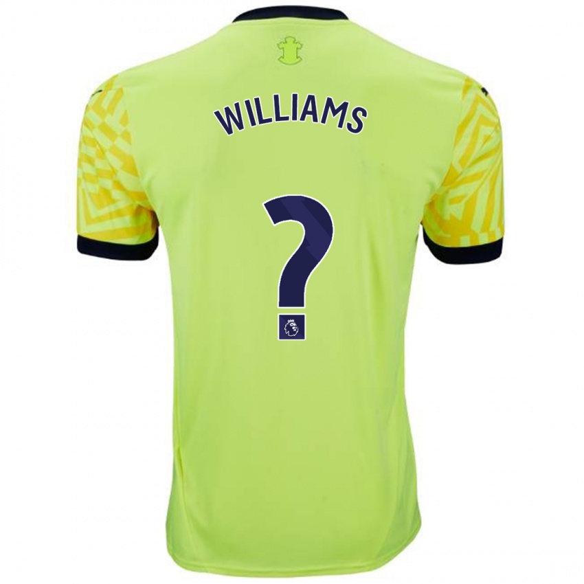 Niño Camiseta Barnaby Williams #0 Amarillo 2ª Equipación 2024/25 La Camisa México