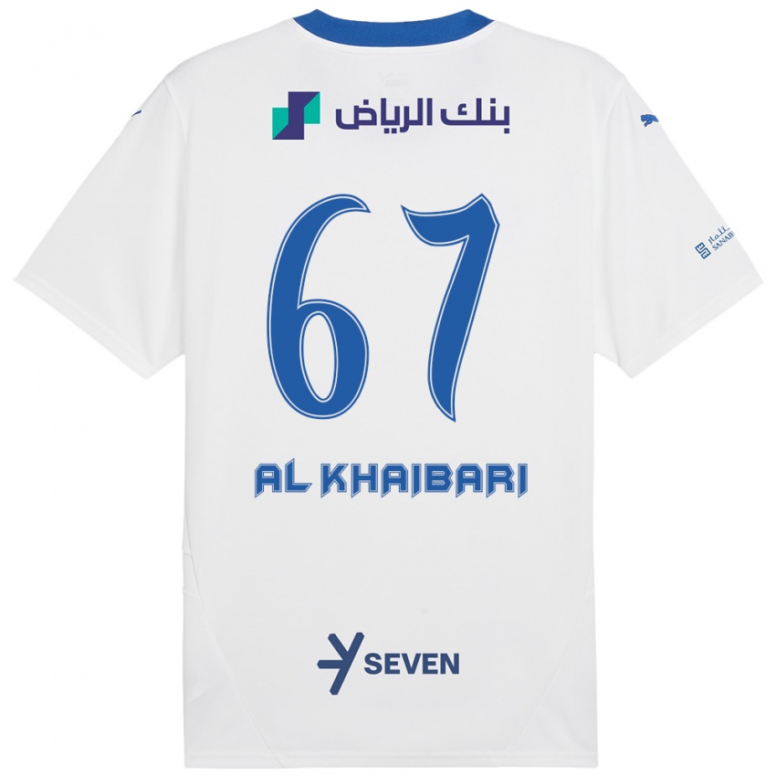 Niño Camiseta Mohammed Al-Khaibari #67 Blanco Azul 2ª Equipación 2024/25 La Camisa México