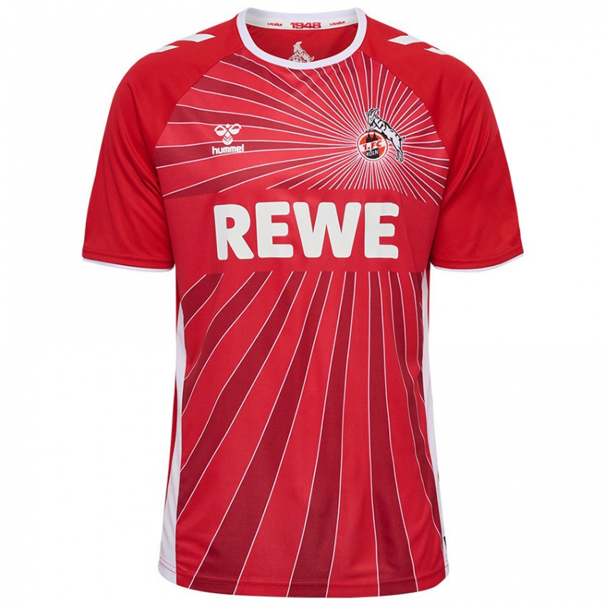 Niño Camiseta Fynn Schenten #0 Rojo Blanco 2ª Equipación 2024/25 La Camisa México