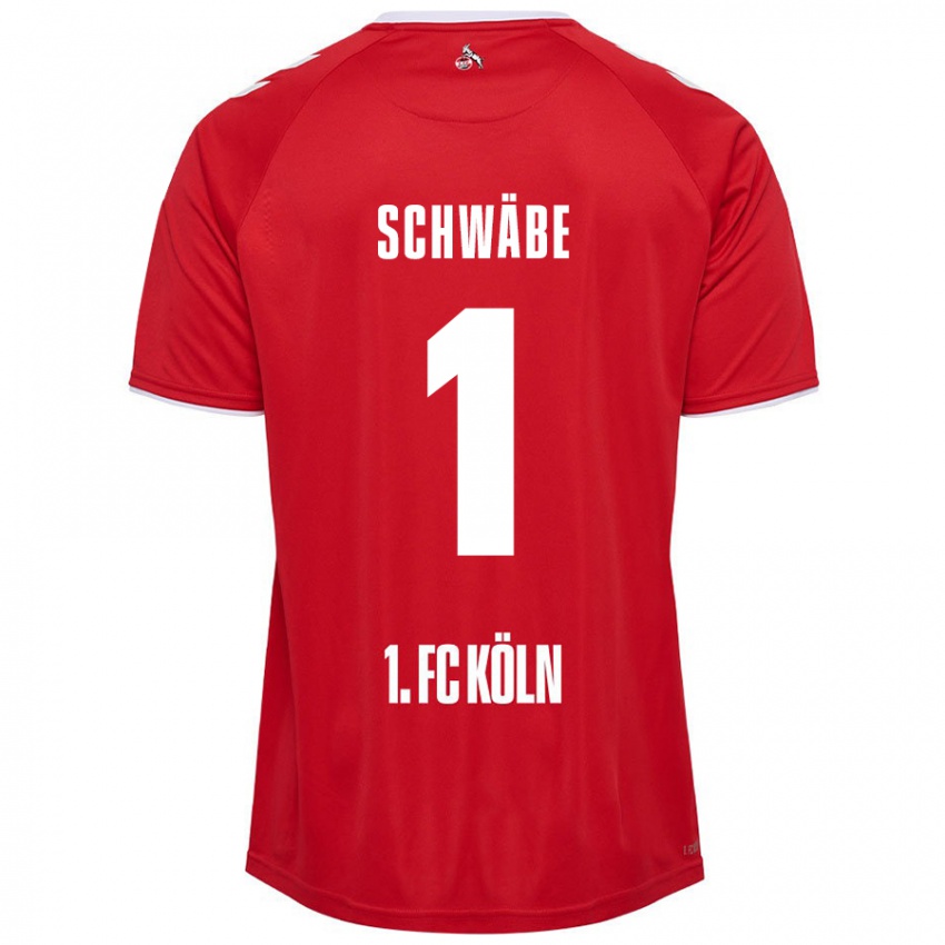 Niño Camiseta Marvin Schwäbe #1 Rojo Blanco 2ª Equipación 2024/25 La Camisa México