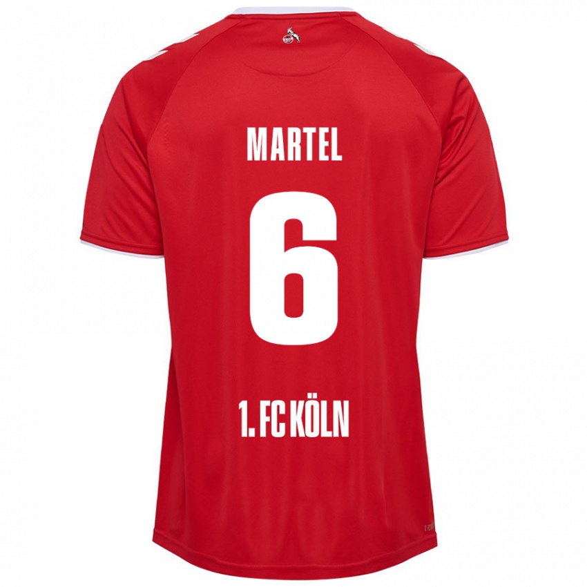 Niño Camiseta Eric Martel #6 Rojo Blanco 2ª Equipación 2024/25 La Camisa México