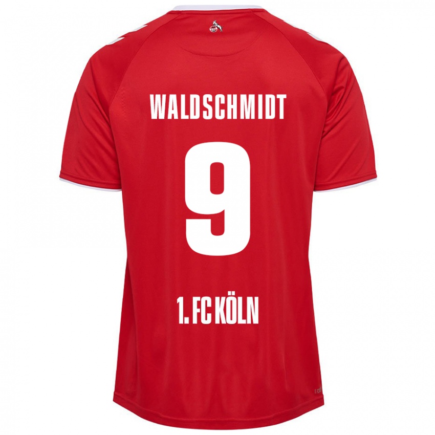 Niño Camiseta Luca Waldschmidt #9 Rojo Blanco 2ª Equipación 2024/25 La Camisa México