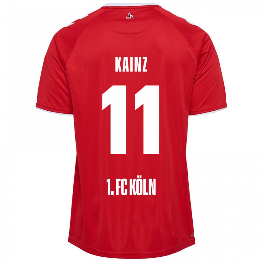 Niño Camiseta Florian Kainz #11 Rojo Blanco 2ª Equipación 2024/25 La Camisa México