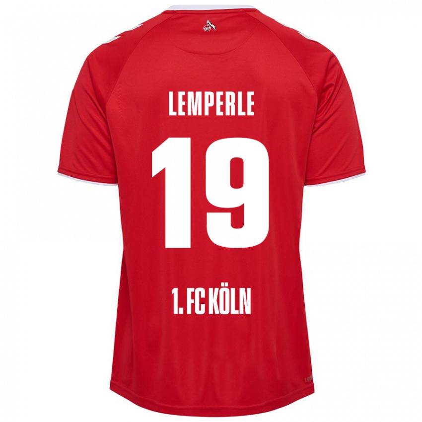 Niño Camiseta Tim Lemperle #19 Rojo Blanco 2ª Equipación 2024/25 La Camisa México