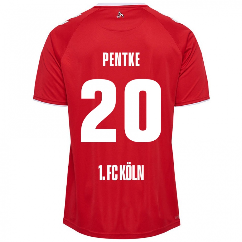 Niño Camiseta Philipp Pentke #20 Rojo Blanco 2ª Equipación 2024/25 La Camisa México