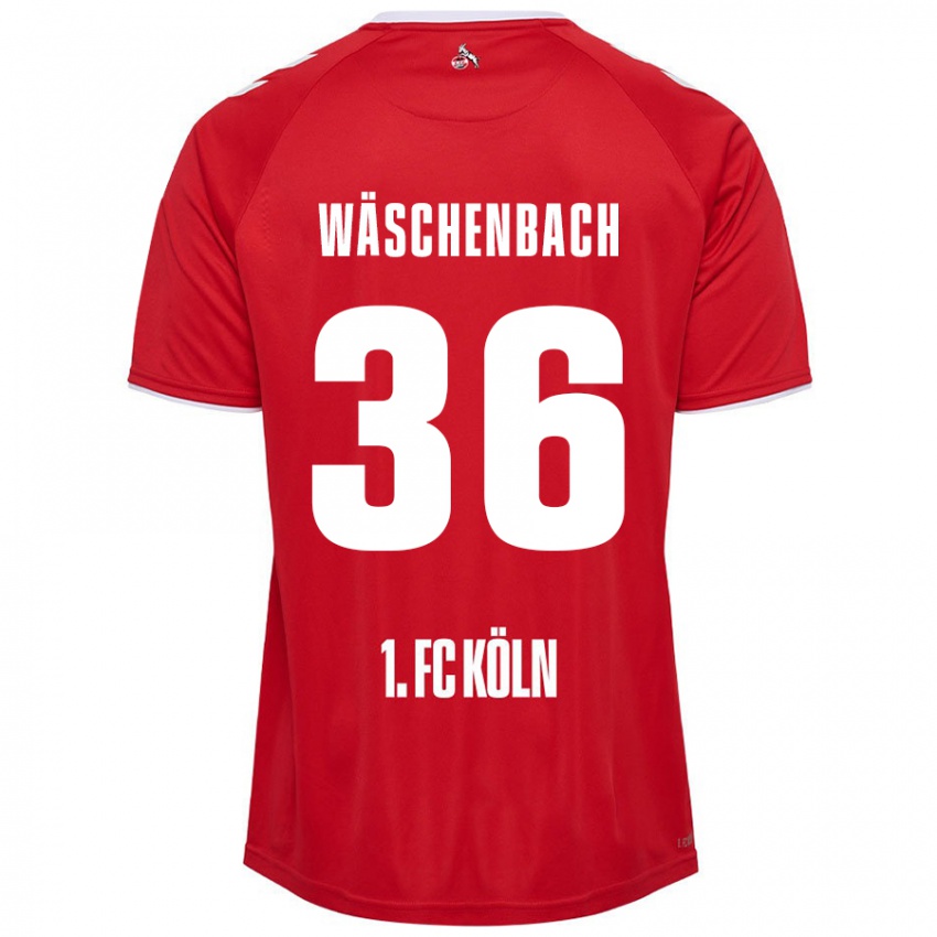 Niño Camiseta Meiko Wäschenbach #36 Rojo Blanco 2ª Equipación 2024/25 La Camisa México