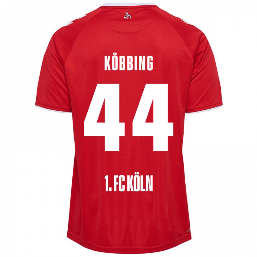 Niño Camiseta Matthias Köbbing #44 Rojo Blanco 2ª Equipación 2024/25 La Camisa México