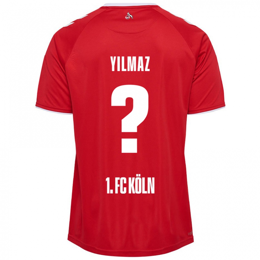 Niño Camiseta Abdul-Malik Yilmaz #0 Rojo Blanco 2ª Equipación 2024/25 La Camisa México