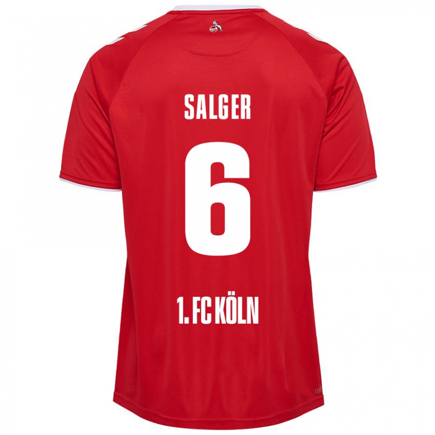 Niño Camiseta Stephan Salger #6 Rojo Blanco 2ª Equipación 2024/25 La Camisa México