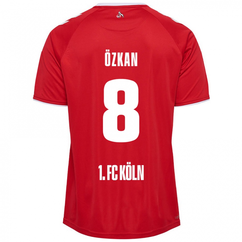 Niño Camiseta Mikail Özkan #8 Rojo Blanco 2ª Equipación 2024/25 La Camisa México