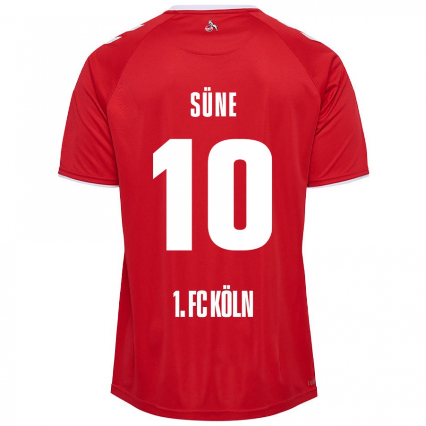 Niño Camiseta Arda Süne #10 Rojo Blanco 2ª Equipación 2024/25 La Camisa México