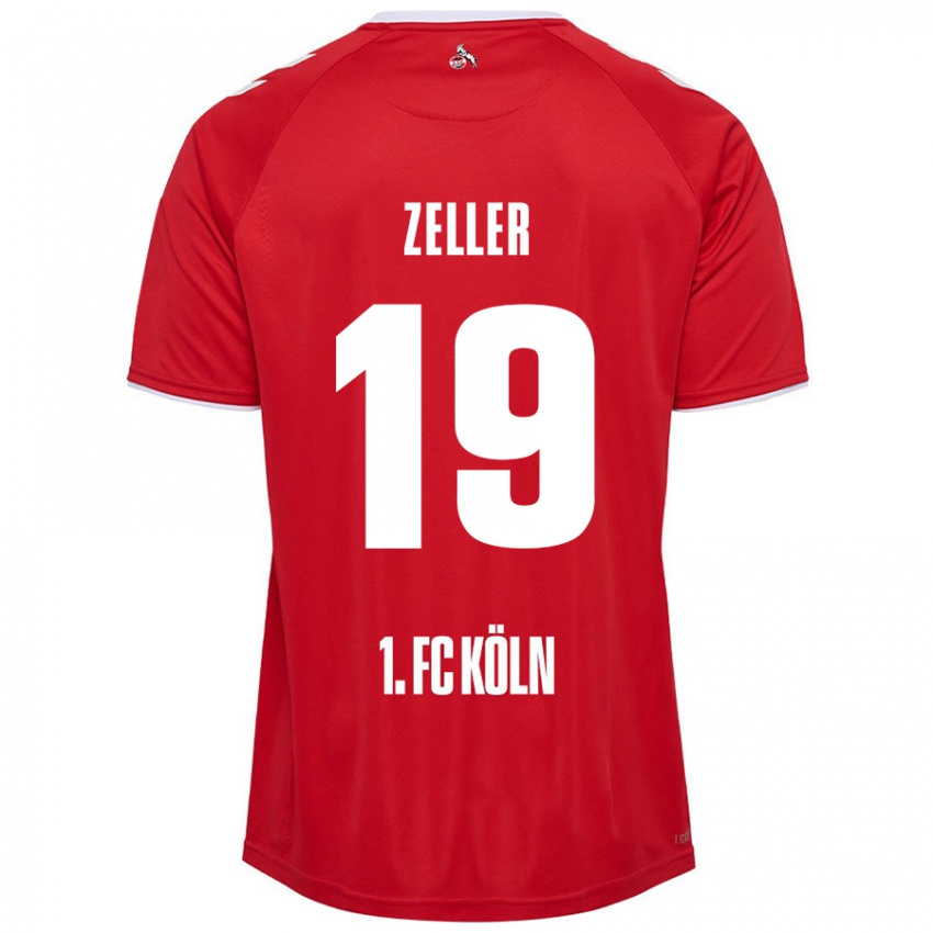 Niño Camiseta Dóra Zeller #19 Rojo Blanco 2ª Equipación 2024/25 La Camisa México