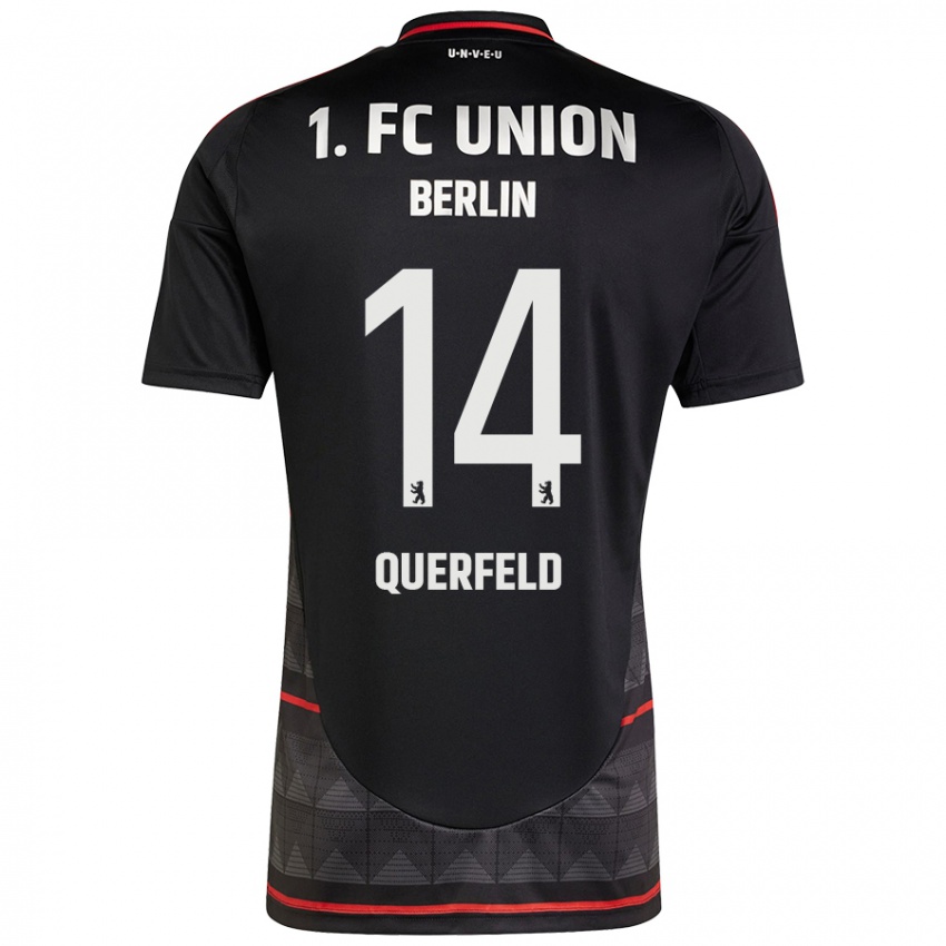 Niño Camiseta Leopold Querfeld #14 Negro 2ª Equipación 2024/25 La Camisa México