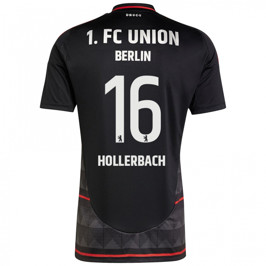 Niño Camiseta Benedict Hollerbach #16 Negro 2ª Equipación 2024/25 La Camisa México