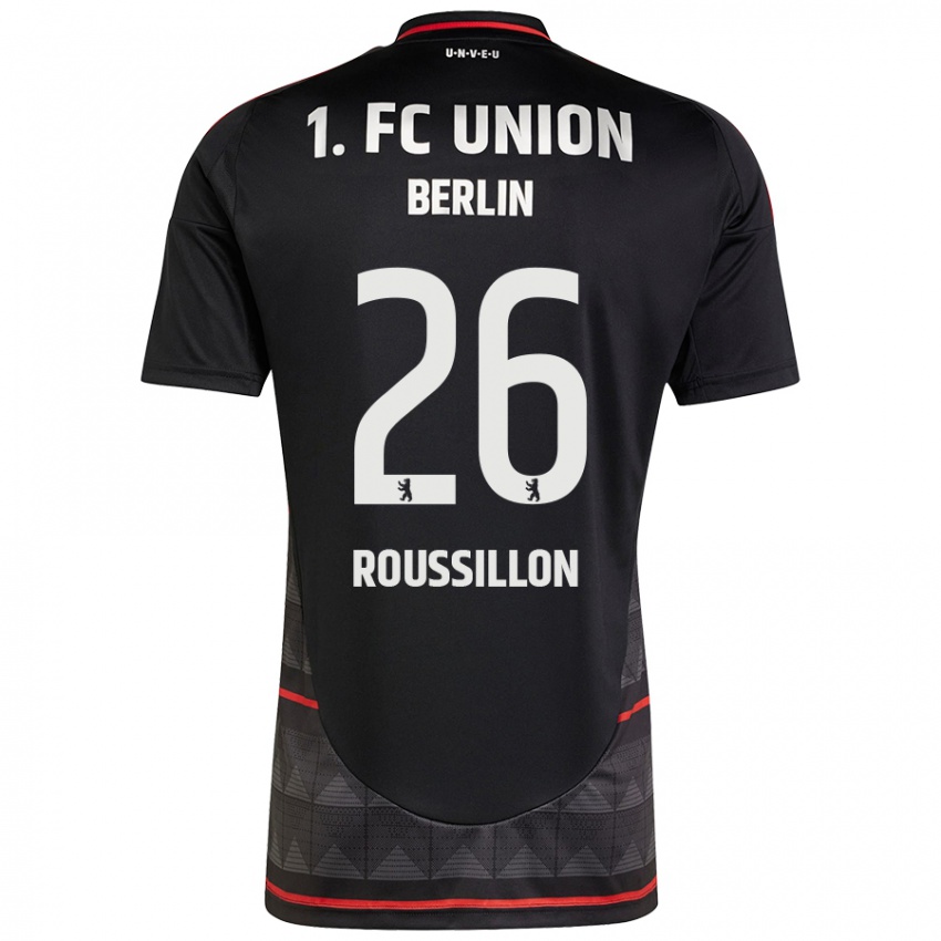 Niño Camiseta Jérôme Roussillon #26 Negro 2ª Equipación 2024/25 La Camisa México