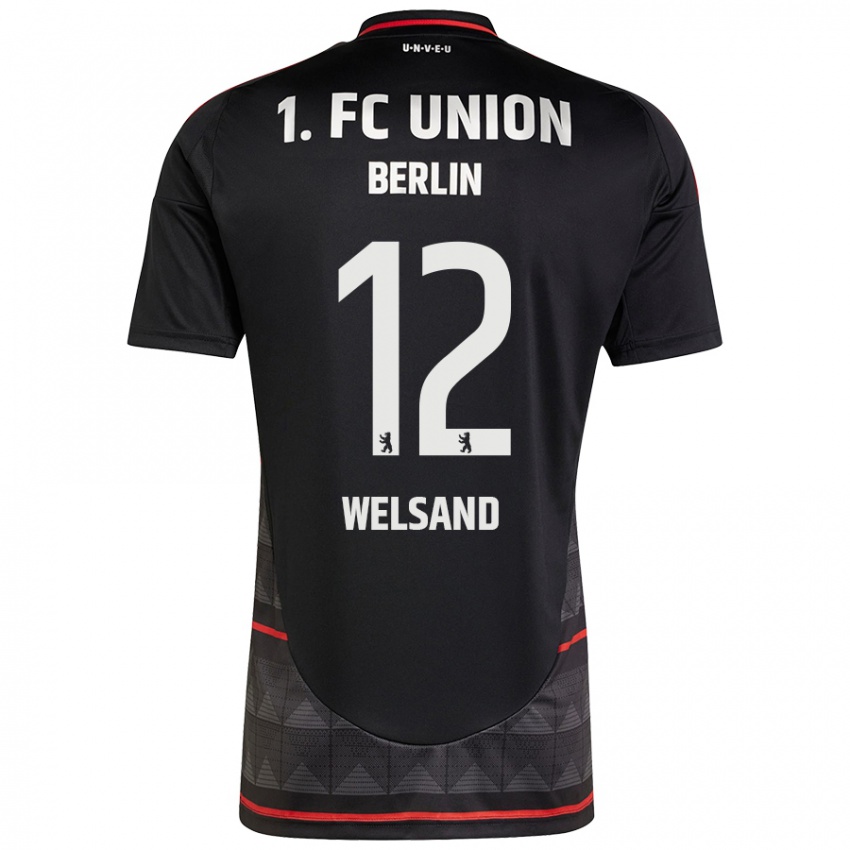 Niño Camiseta Oskar Welsand #12 Negro 2ª Equipación 2024/25 La Camisa México