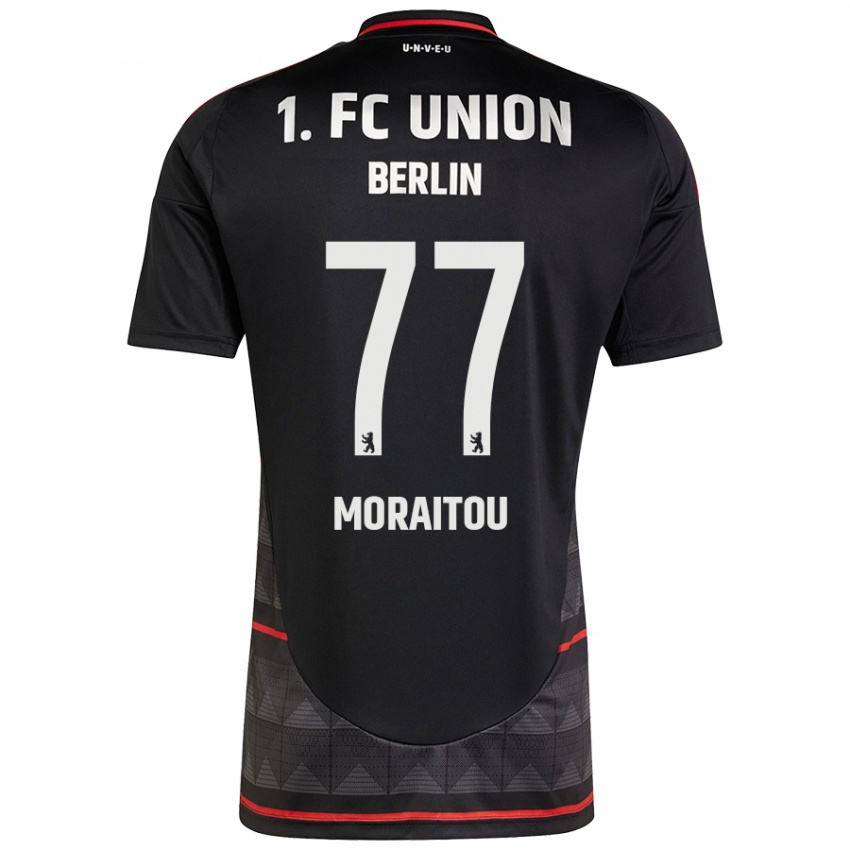 Niño Camiseta Athanasia Moraitou #77 Negro 2ª Equipación 2024/25 La Camisa México