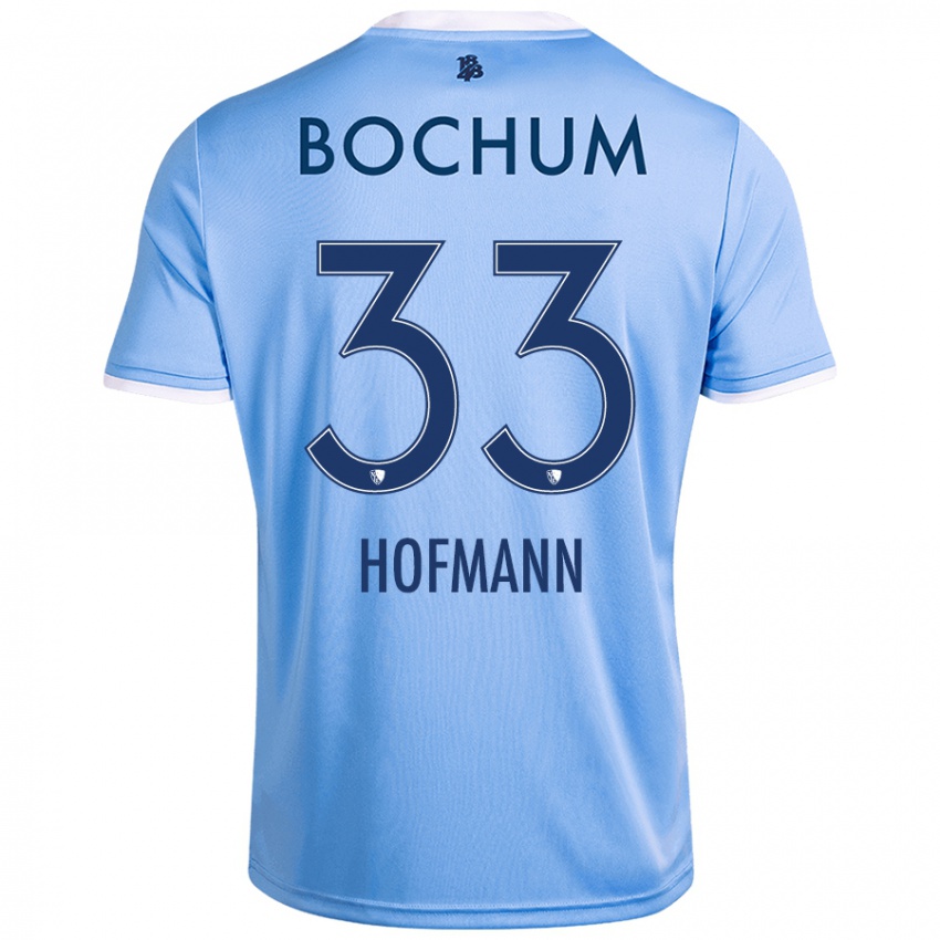 Niño Camiseta Philipp Hofmann #33 Azul Cielo 2ª Equipación 2024/25 La Camisa México