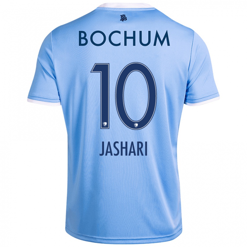 Niño Camiseta Lirim Jashari #10 Azul Cielo 2ª Equipación 2024/25 La Camisa México