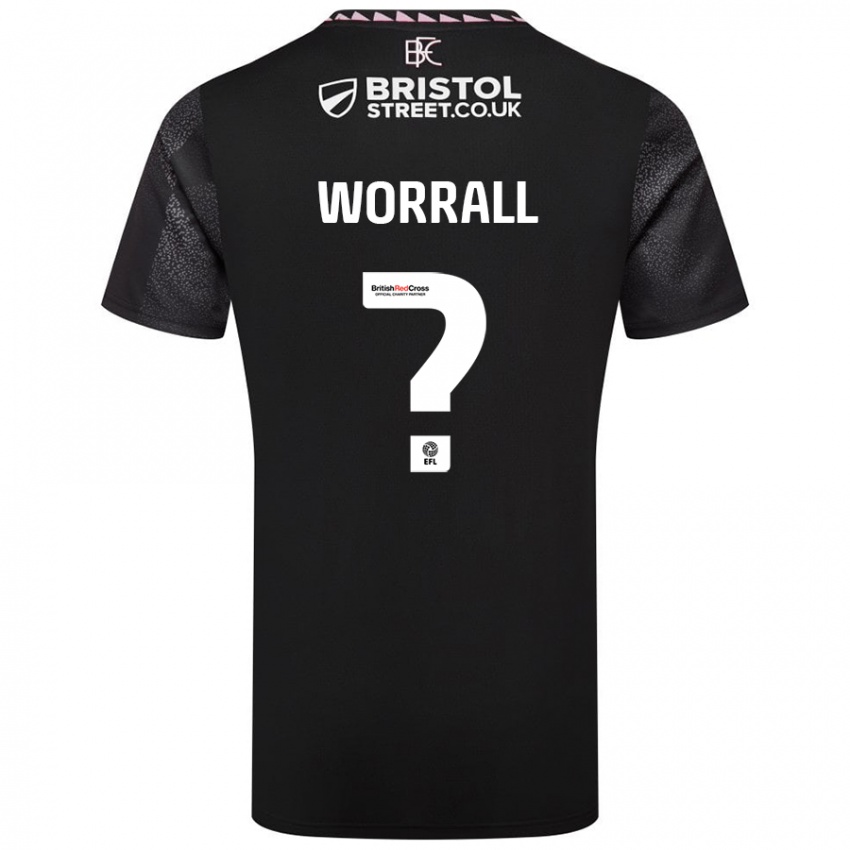 Niño Camiseta Joe Worrall #0 Negro 2ª Equipación 2024/25 La Camisa México