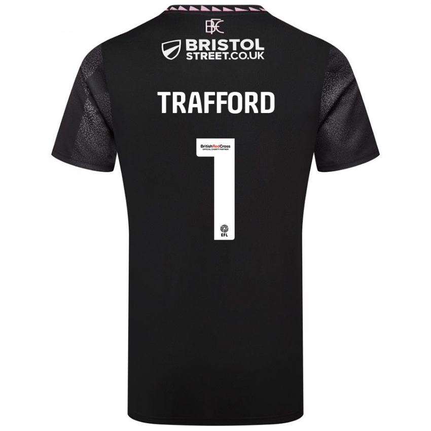 Niño Camiseta James Trafford #1 Negro 2ª Equipación 2024/25 La Camisa México