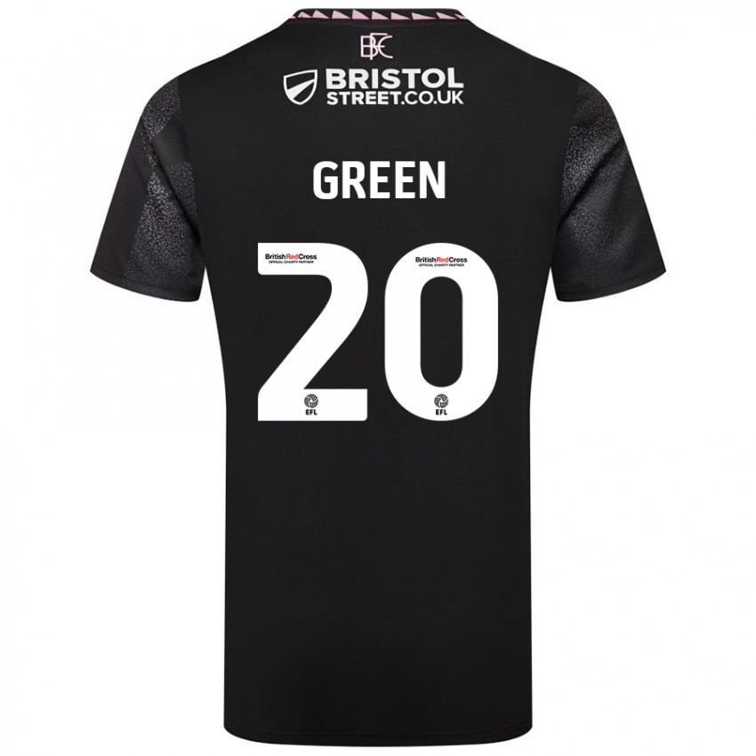 Niño Camiseta Etienne Green #20 Negro 2ª Equipación 2024/25 La Camisa México