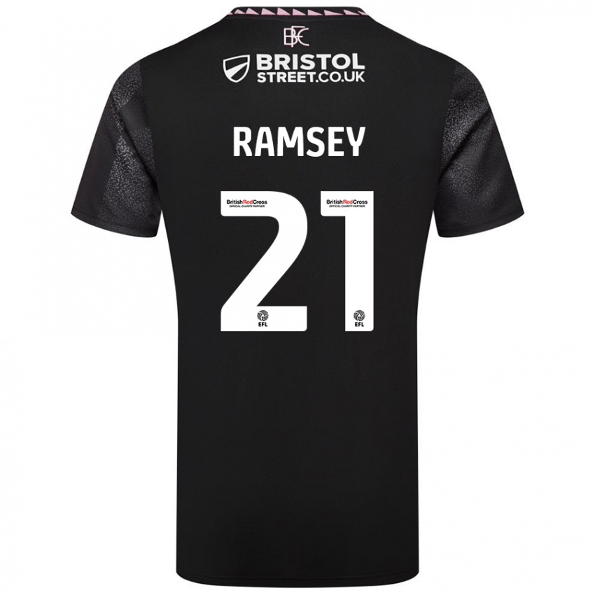 Niño Camiseta Aaron Ramsey #21 Negro 2ª Equipación 2024/25 La Camisa México