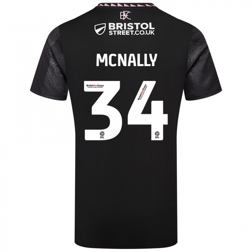 Niño Camiseta Luke Mcnally #34 Negro 2ª Equipación 2024/25 La Camisa México