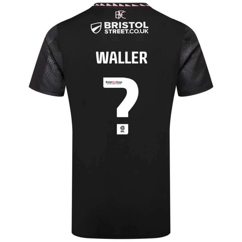 Niño Camiseta Sam Waller #0 Negro 2ª Equipación 2024/25 La Camisa México