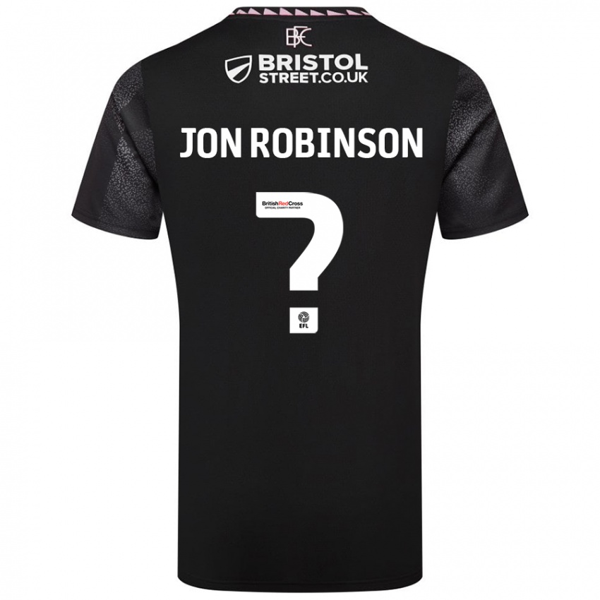 Niño Camiseta Jon Ander Vilar Robinson #0 Negro 2ª Equipación 2024/25 La Camisa México