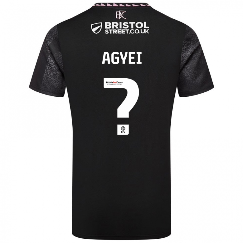 Niño Camiseta Enock Agyei #0 Negro 2ª Equipación 2024/25 La Camisa México