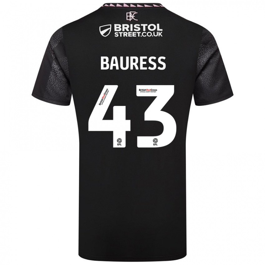 Niño Camiseta Joe Bauress #43 Negro 2ª Equipación 2024/25 La Camisa México