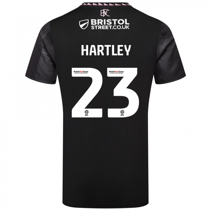 Niño Camiseta Naomi Hartley #23 Negro 2ª Equipación 2024/25 La Camisa México