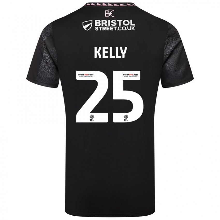 Niño Camiseta Aimee Kelly #25 Negro 2ª Equipación 2024/25 La Camisa México