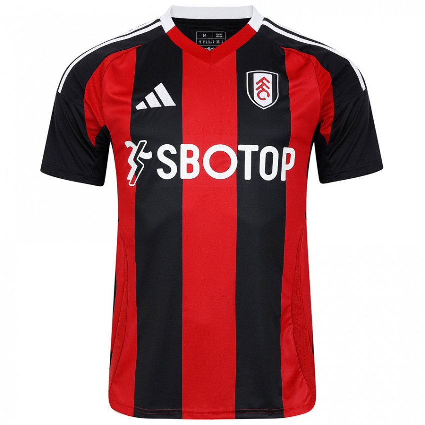 Niño Camiseta Ryan Sessegnon #30 Negro Rojo 2ª Equipación 2024/25 La Camisa México