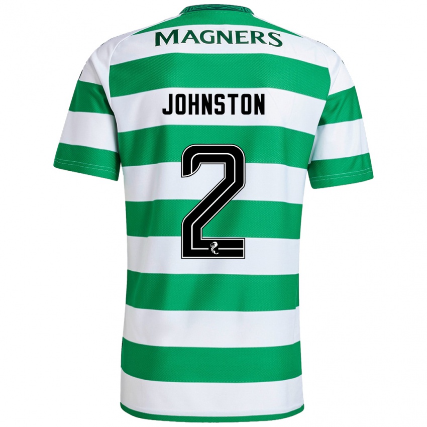 Hombre Camiseta Alistair Johnston #2 Verde Blanco 1ª Equipación 2024/25 La Camisa México