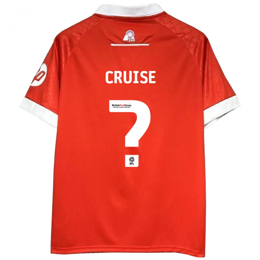 Hombre Camiseta George Cruise #0 Rojo Blanco 1ª Equipación 2024/25 La Camisa México