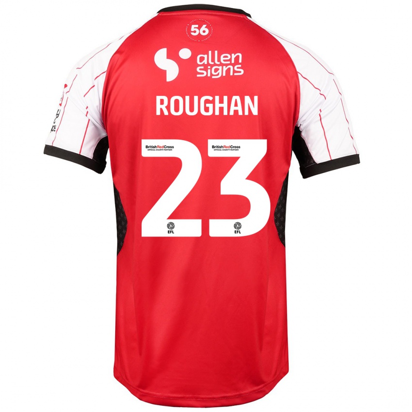 Hombre Camiseta Sean Roughan #23 Blanco 1ª Equipación 2024/25 La Camisa México