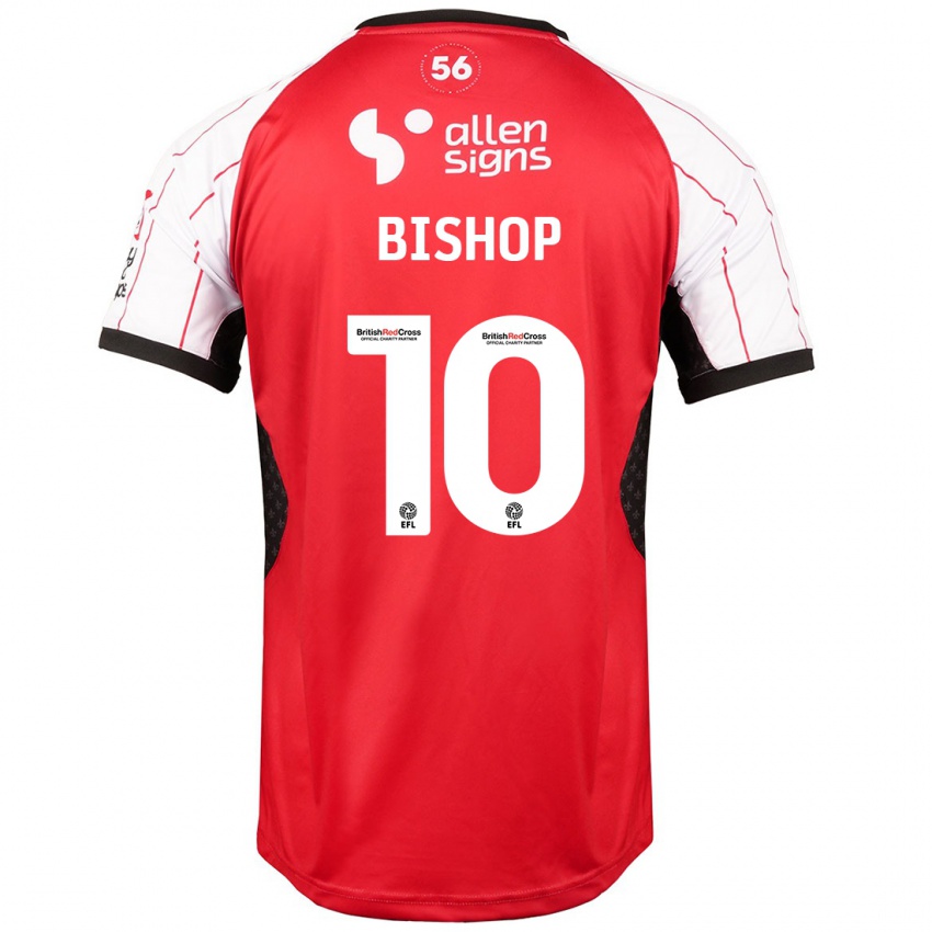 Hombre Camiseta Teddy Bishop #10 Blanco 1ª Equipación 2024/25 La Camisa México