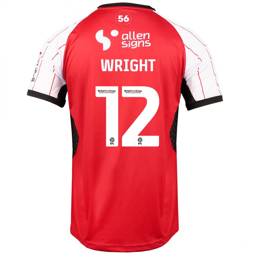 Hombre Camiseta Jordan Wright #12 Blanco 1ª Equipación 2024/25 La Camisa México