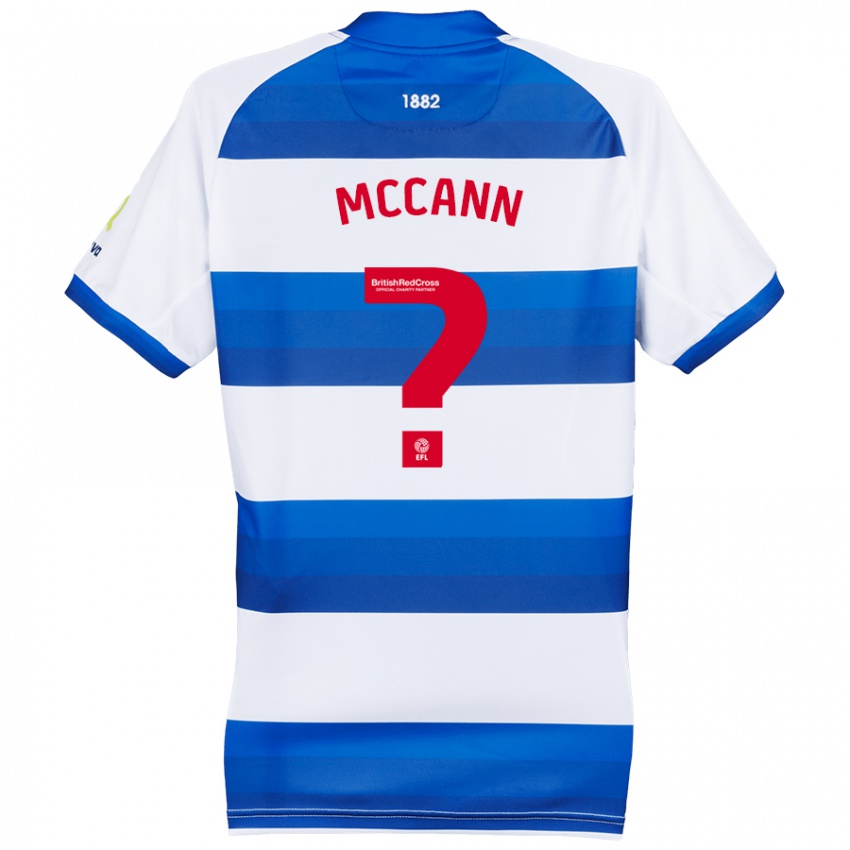 Hombre Camiseta Noah Mccann #0 Blanco Azul 1ª Equipación 2024/25 La Camisa México