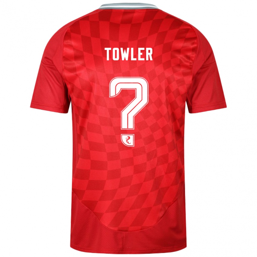 Hombre Camiseta Evan Towler #0 Rojo 1ª Equipación 2024/25 La Camisa México