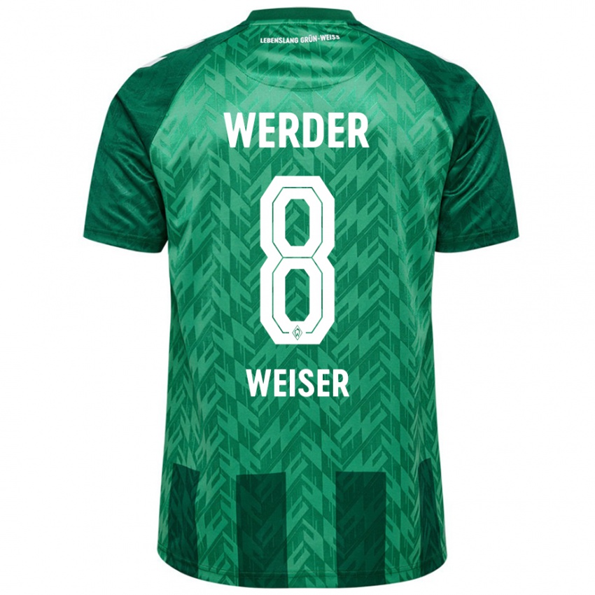 Hombre Camiseta Mitchell Weiser #8 Verde 1ª Equipación 2024/25 La Camisa México